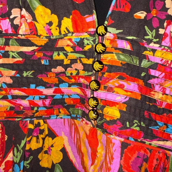 FARM Rio Spring Bananas Print Dress - Picture 3 of 5